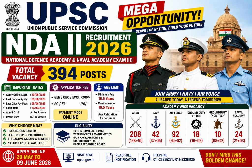 UPSC NDA II Recruitment
